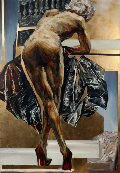 Androgyne 03, huile sur toile, 2012