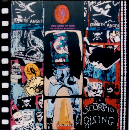 Scorpio rising, 1998,  technique mixte sur toile,  130 x 130 cm