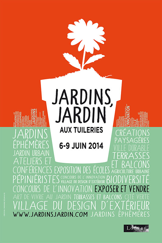 affiche Jardins, Jardin aux tuileries