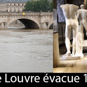 Inondations : 150 000 œuvres évacuées au Louvre